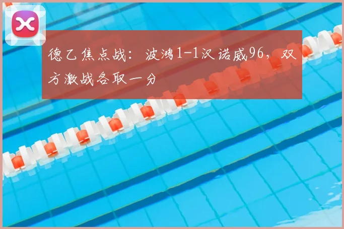 德乙焦点战：波鸿1-1汉诺威96，双方激战各取一分